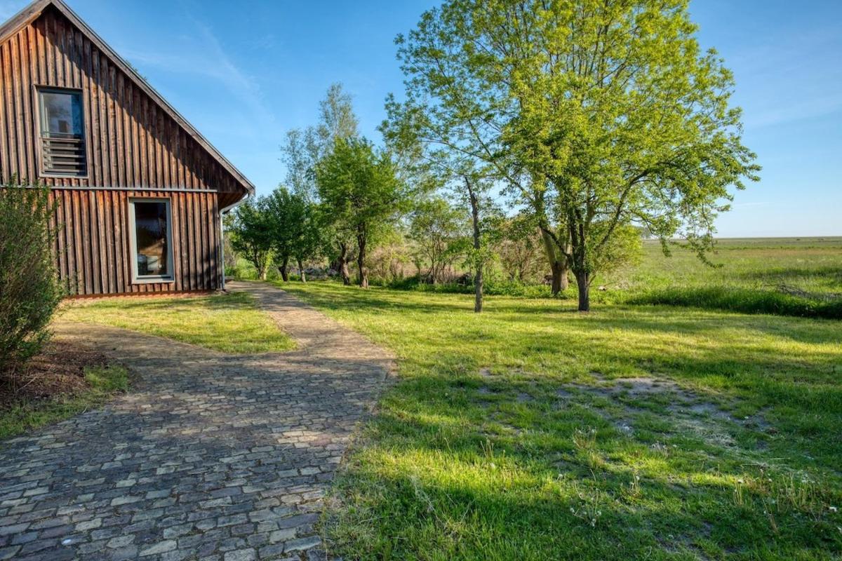 Traumhaff Kuestenchalets - Einzigartige Chalets An Der Ostsee. Ganz Aus Laerchenholz Mit Kamin Und Sauna Vogelsang-Warsin Екстериор снимка